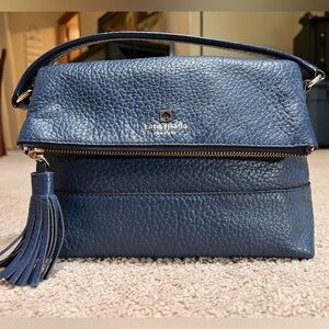 Kate Spade Blue Leather Satchel Purse